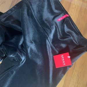 Spanx Black velvet leggings. Perfect for winter girls!!! Size M